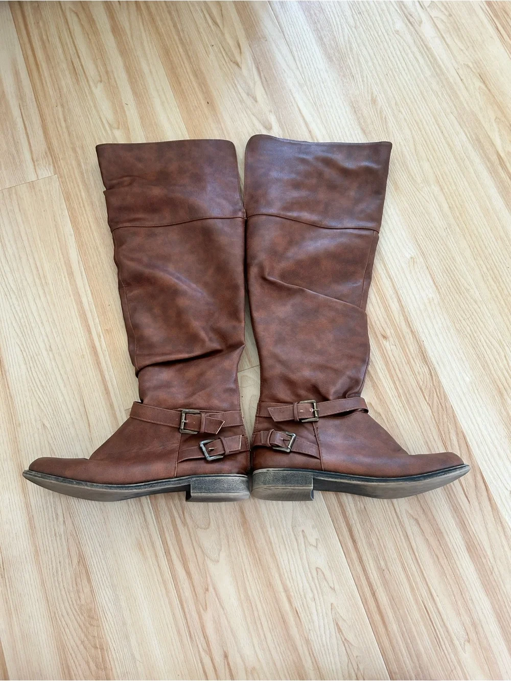 GUC women’s brown over the knee boots